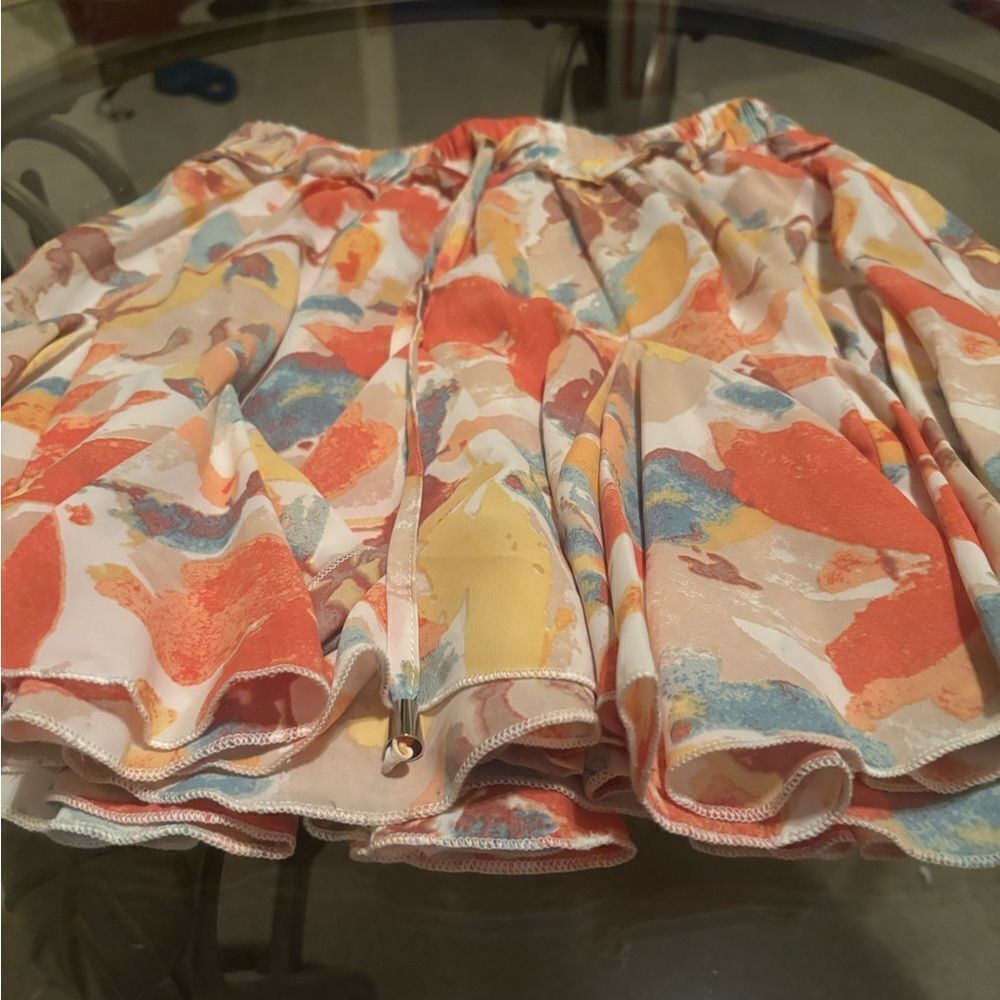 Entro Autumn leave mini skirt